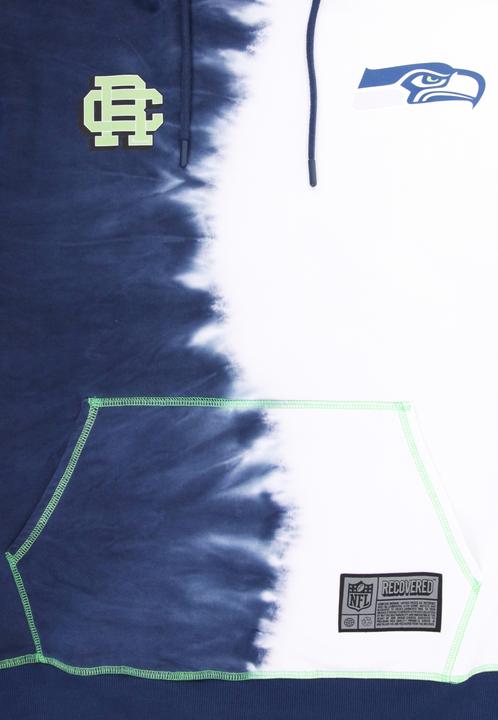 Immagine prodotto Recovered Felpa con cappuccio in pile Re:covered - INK DYE Seattle Seahawks - L (L)