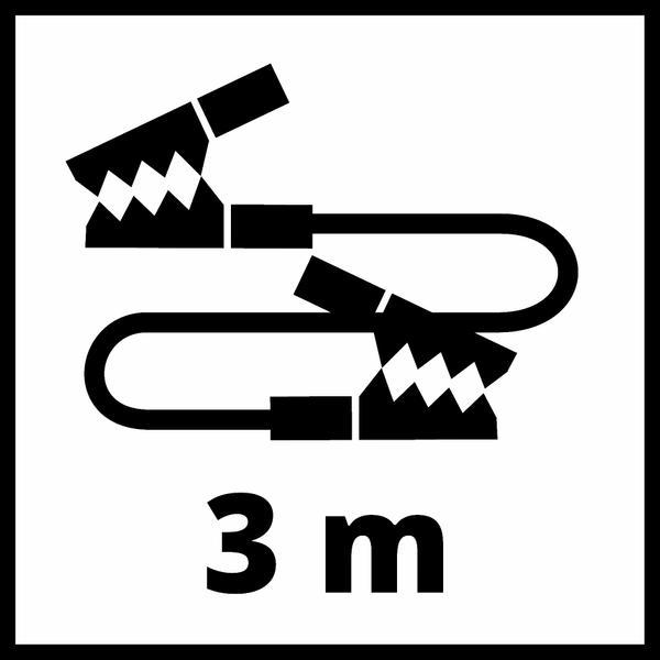 Actual product image Einhell Jumper cables (220 A)