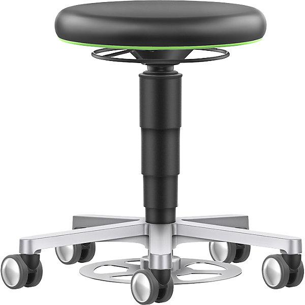 Actual product image Bimos Laboratory stool, with castors, gas lift with release ring and pedal mechanism