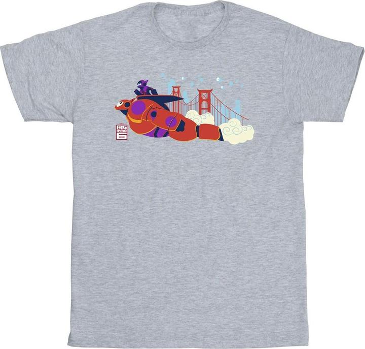 Disney Big Hero 6 Baymax Hiro Bridge TShirt (L)