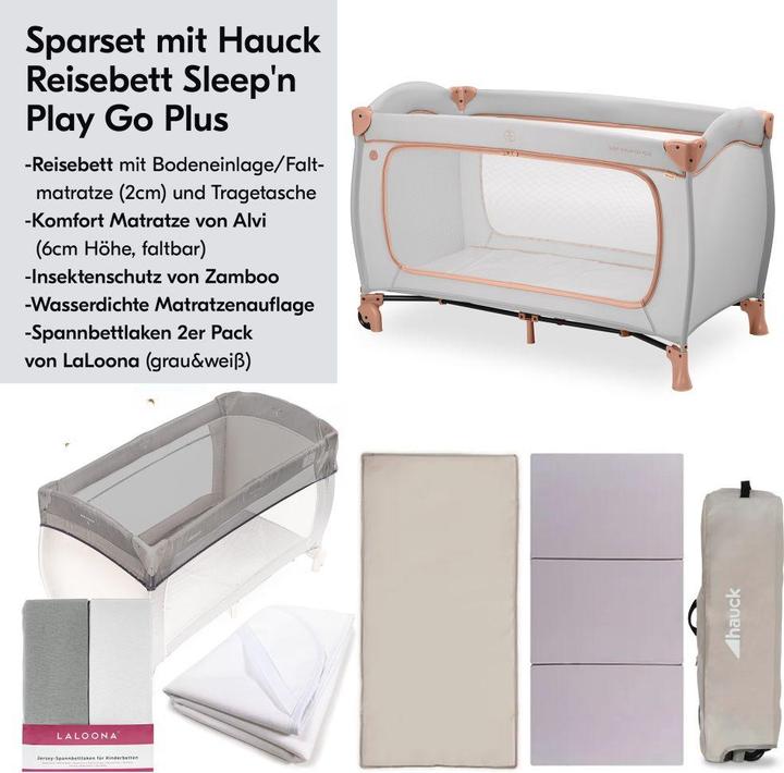 Produktbild Hauck Reisebett XXL-Sparset - Sleep N Play Go Plus