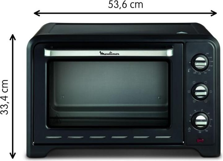 Image du produit Moulinex OX4648 Optimo Four électrique d'une capacité de 33 L, puissance 1600 W 28x31x36cm