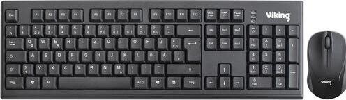 Actual product image Viking Keyboard and mouse set Ativa HKM8117 Wireless QWERTZ (DE, Wireless)