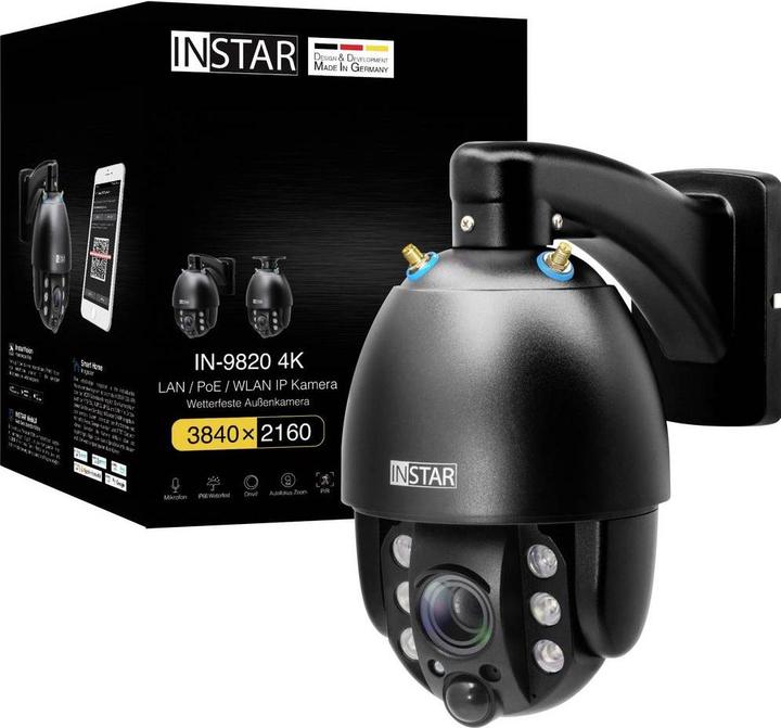 Produktbild Instar IN-9820 4K schwarz 18003 IP Überwachungskamera (3840 x 2160 Pixels)