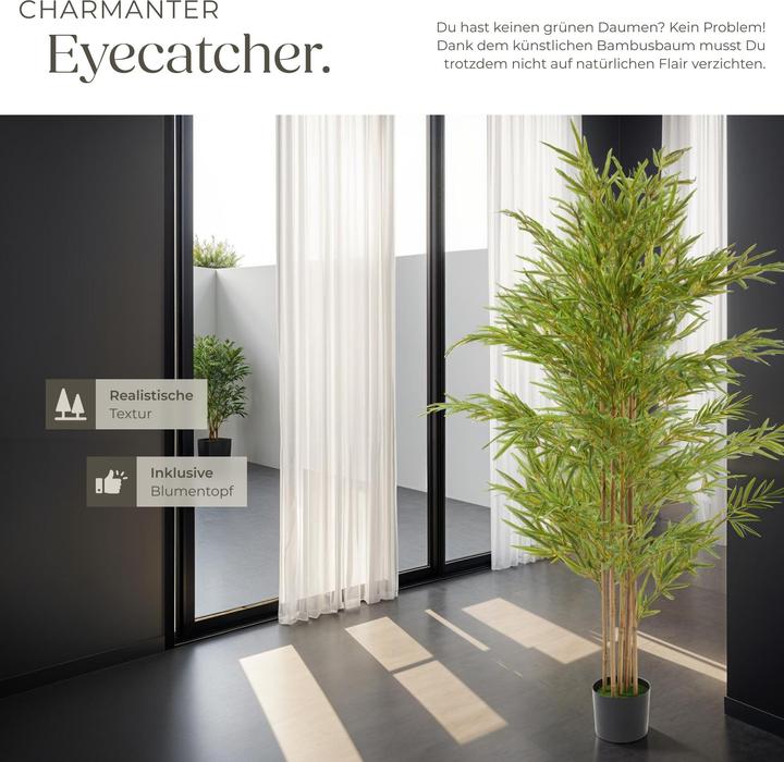 Image du produit tectake Bambusbaum Bambosa (180 cm)