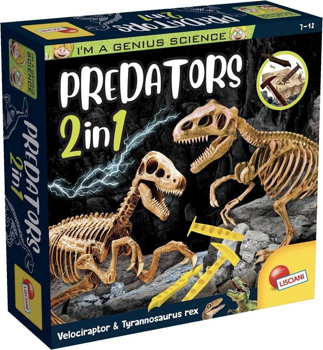 Lisciani 95421 - LISCIANI- I'M A GENIUS PREDATORS 2 IN 1