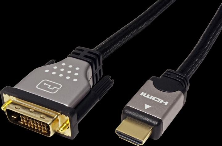 Produktbild Roline DVI — HDMI (Typ A) (5 m, DVI, HDMI)