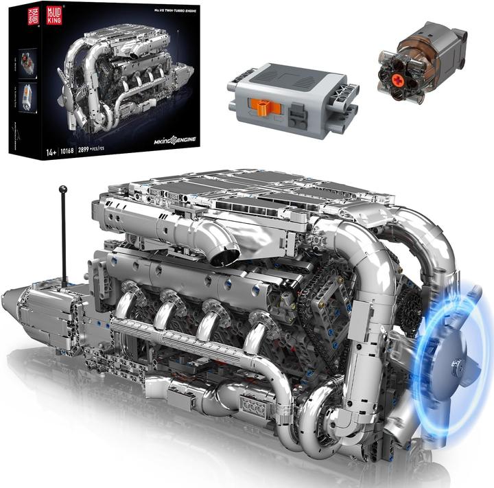 Produktbild Mould King Twin-Turbo Engine Motor