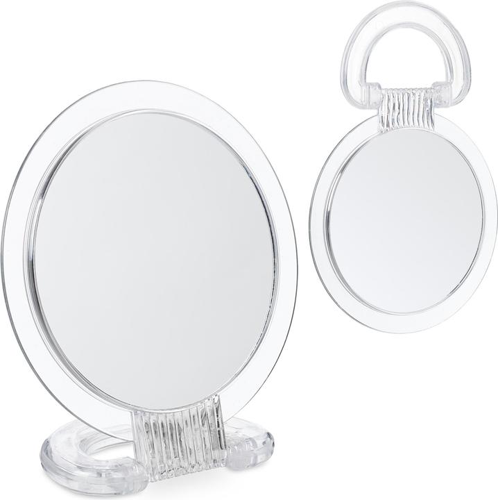 Actual product image Relaxdays 2-piece folding mirror set (15.5 x 1.5 x 22.5 cm)