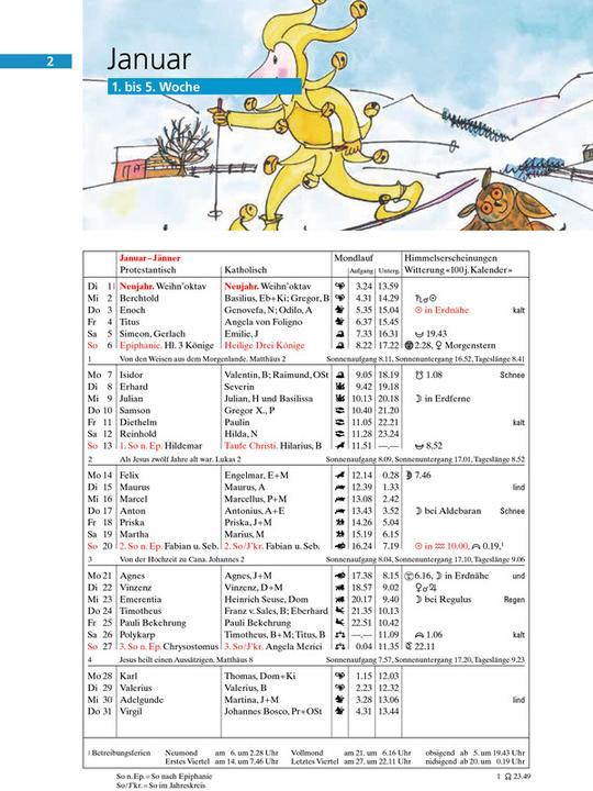 Produktbild Schweizer Eulenspiegel-Kalender