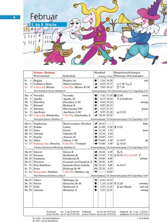 Produktbild Schweizer Eulenspiegel-Kalender
