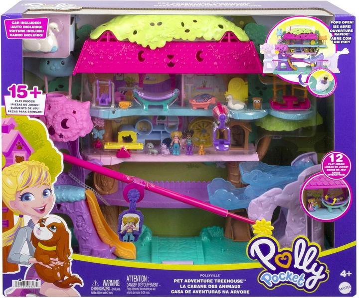 Productafbeelding Polly Pocket Pollyville Dierenfeest Boomhut