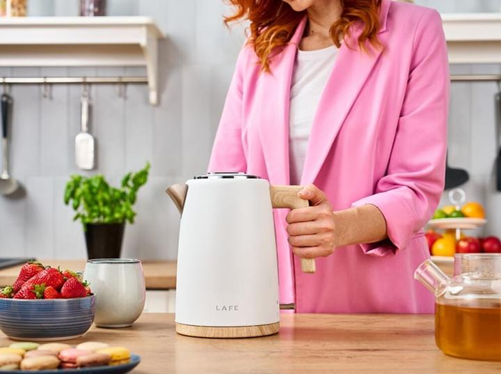 Produktbild Lafe Scandi Βραστήρας 1.7L,2200W,Σύνδεσμος STRIX,Φίλτρο Αλάτων,Ανοξείδωτος,Σκανδιναβικό Design - CZA (1.70 l, EU-Stecker)