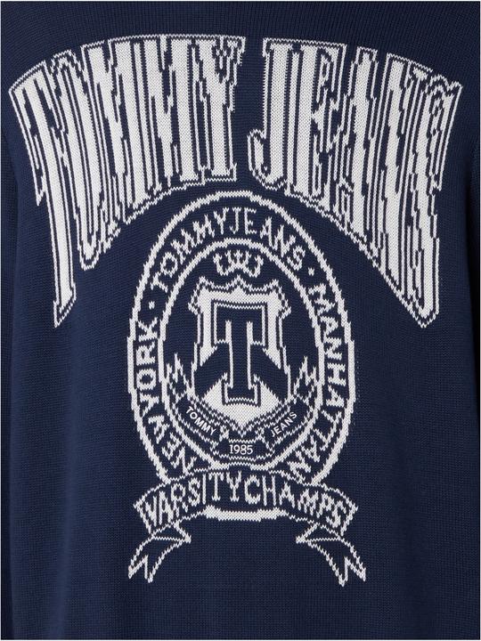 Immagine prodotto Tommy Hilfiger Tommy Jeans Maglione rilassato in maglia jacquard Varsity - 88647 (S)