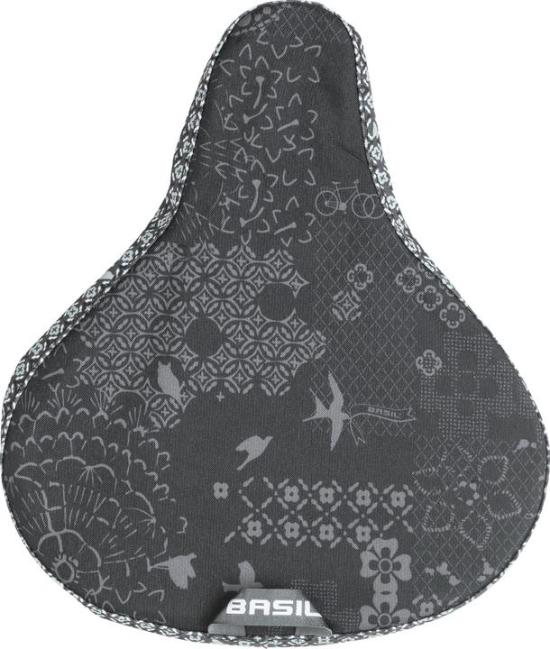 Actual product image Basil Bicycle Saddle Bohème Saddle Cover Black