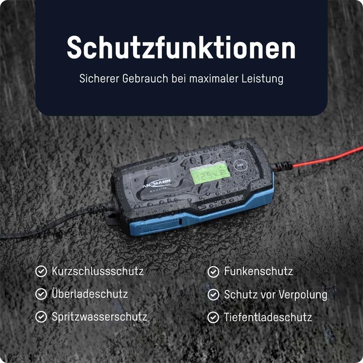 Actual product image Ansmann Charger for lead-acid batteries BC 6-12V / 4 A (12V, 6V, 4 A)