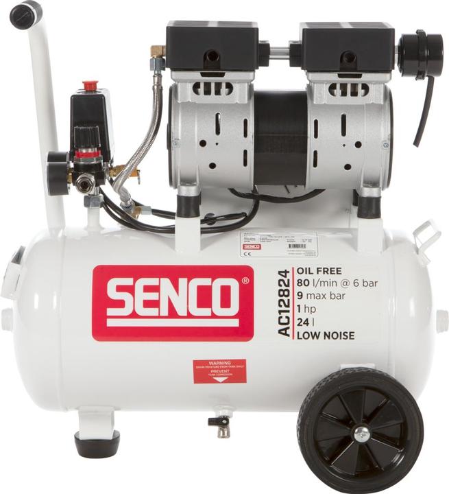 Produktbild Senco AFN0035 AC12824 Geräuscharmer Kompressor 230V (9 Bar, 24 l)