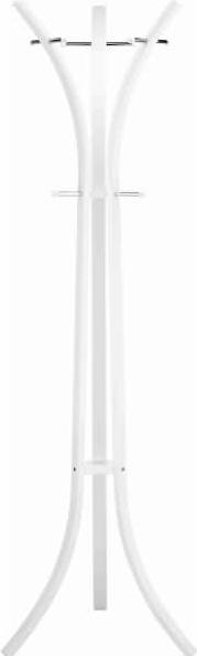 Alco Kleiderständer 2873-10 weiss Metall 9 Haken 55,0 x 178,0 cm