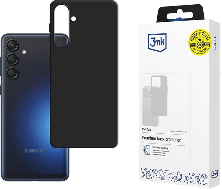 Produktbild 3MK Matt Case Samsung Galaxy M55 czarny/black (Samsung Galaxy A55)