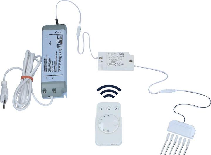 Actual product image L&S E-Motion Light 1-channel LED wireless dimmer switch set 12/24 V