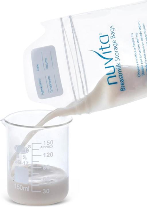 Actual product image Nuvita Breast milk storage bag