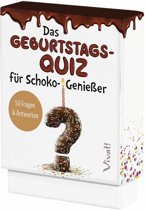 Produktbild Das Geburtstagsquiz für Schoko-Geniesser (Deutsch)