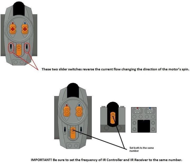 Image du produit LEGO Fonctions de puissance Télécommande infrarouge (8885, LEGO Technic)