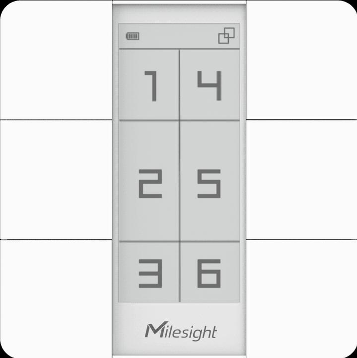Produktbild Milesight iot lorawan cowork smart scene button e-ink display