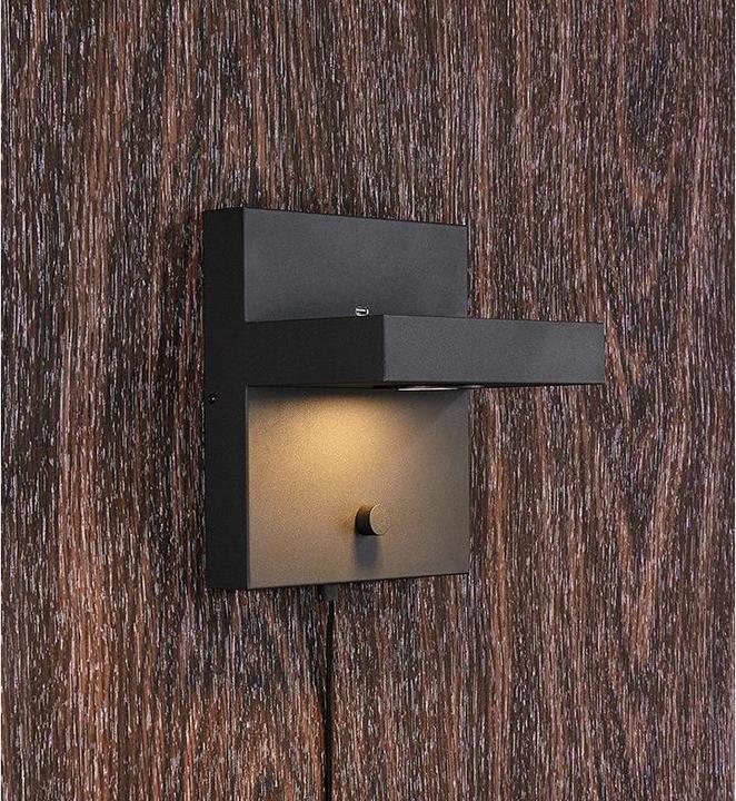 Image du produit Markslöjd MARKSLOJD Kubik Applique Kubik noir (525 lm)