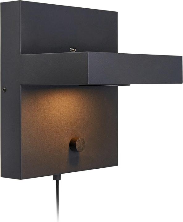 Markslöjd MARKSLOJD Kubik Applique Kubik noir (525 lm)