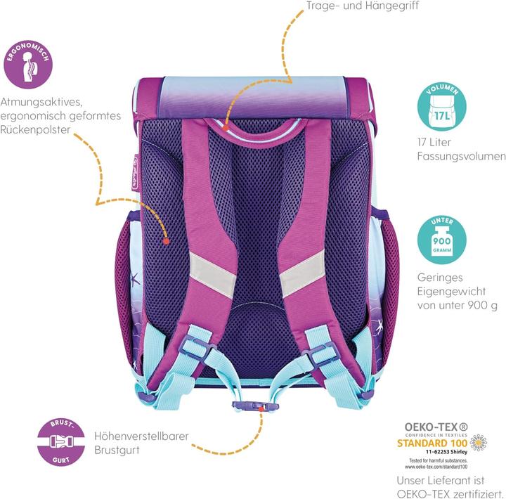 Produktbild Herlitz Schulranzen Loop Plus Ocean in Heaven (16 l)