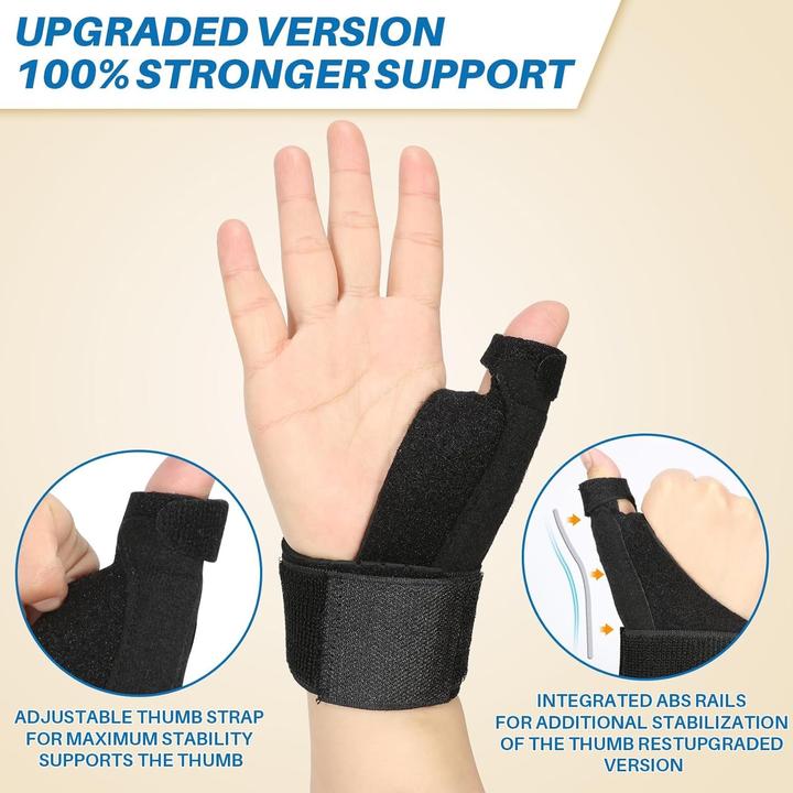 Image du produit Cbx Bandage respirant pour le pouce, orthèse pour le pouce, soutien du poignet pour gauchers (Taille unique)