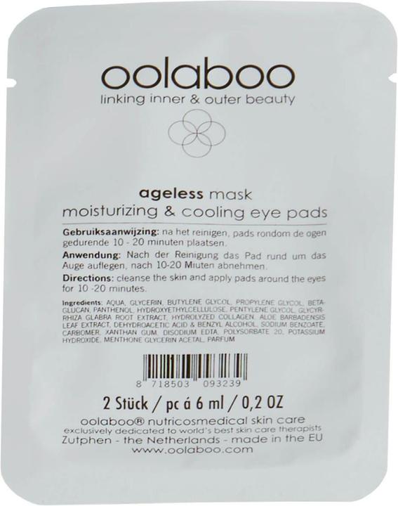 Produktbild oolaboo ageless - eye pads (6 ml, Tag + Nacht)