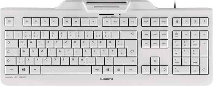 Actual product image CHERRY KC1000 SC Smartcard Light Grey EN (DE, Cable)