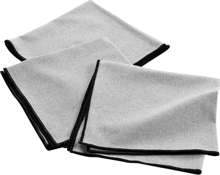 Gris avec bordure noire contrastée