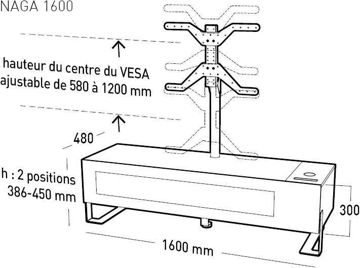 Produktbild Erard Naga Säule (85", 50 kg)