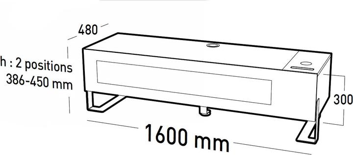 Immagine prodotto Erard Naga (160 x 48 x 30 cm)