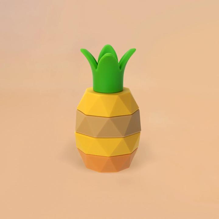 Produktbild Activity Board Silikon Stacking Spielzeug Baby Bauklötze Obst Design Soft Block Gummi Zahnen