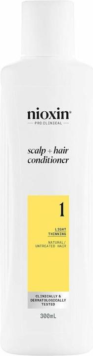 Actual product image Nioxin System 1 Scalp + Hair Conditioner 300ml - Fortifying Balm for Mild Thinning (300 ml)