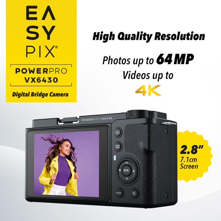 Actual product image Easypix PowerPro VX6430 (4.9 - 49 mm, 8 Mpx)