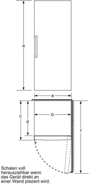 Actual product image Bosch Hausgeräte GSN58AWCV (Stand-alone, 366 l)