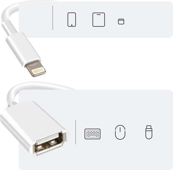 Produktbild Avizar USB / Lightning OTG-Adapter (USB, Lightning)