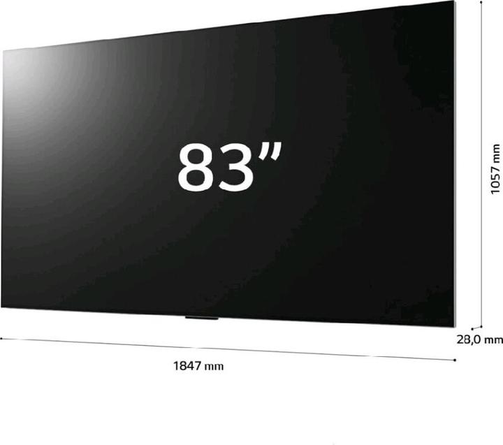 Immagine prodotto LG OLED evo G4 83" Serie OLED83G45LW (83", G4, OLED, 4K, 2024)
