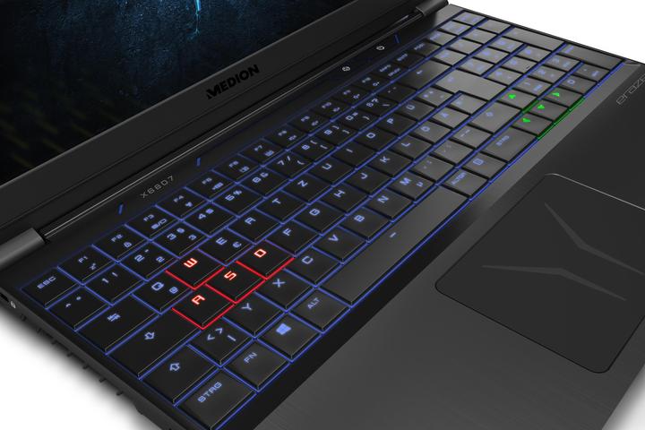 Actual product image Medion Erazer X6807 (15.60", Intel Core i9-8950HK, 16 GB, 256 GB, CH)