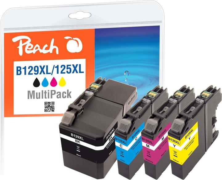 Actual product image Peach Brother LC-129XL/125XL Multi+ (M, C, Y, FC)