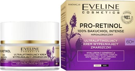 Actual product image Eveline Pro Retinol 100% Bakuchiol Ultra-Lifting Wrinkle Filling Cream 60+ Day/Night 50Ml (50 ml)