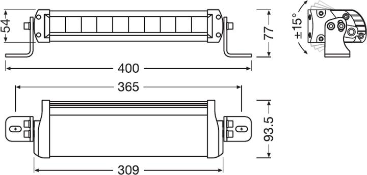 Image du produit Osram Barre lumineuse FX250-CB