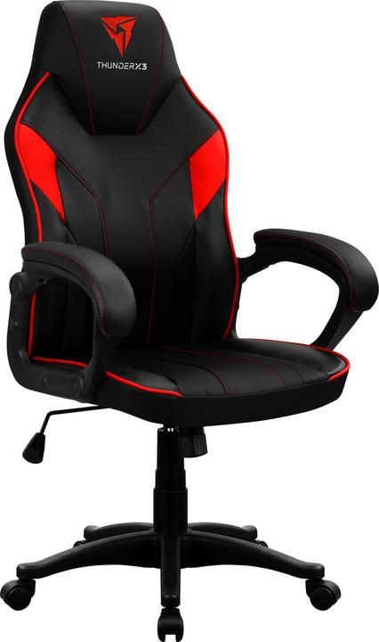 Produktbild Thunder X3 Gaming-Stuhl Aerocool EC1 AERO-EC1-BR (schwarze und rote Farbe)