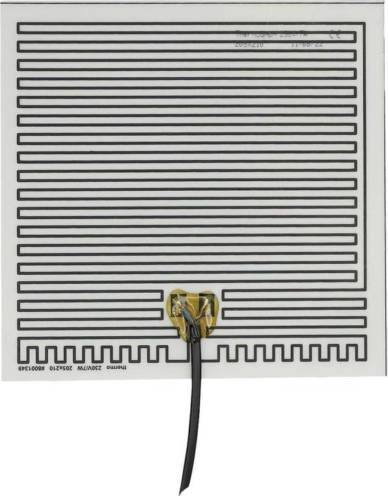 Immagine prodotto Thermo Tech Foglio riscaldante in poliestere 230 V 7 W (L x L) 210 mm x 205 mm (Foglio di riscaldamento)