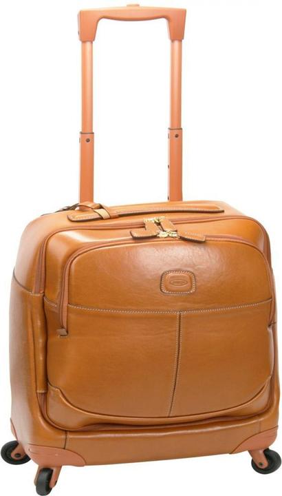 Actual product image Brics Life Pelle 4-wheel business trolley leather 43 cm laptop compartment (35 l, Hand luggage (up to 50 litres))